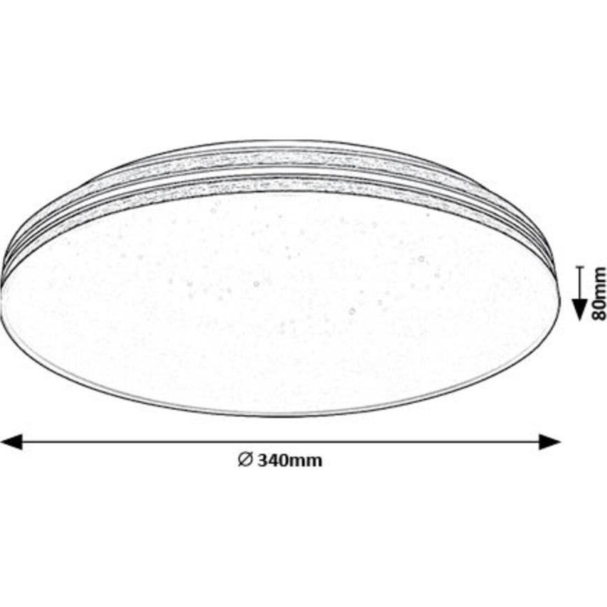 Rabalux - Φωτιστικό οροφής LED LED/18W/230V 3000K διάμετρος 34 cm