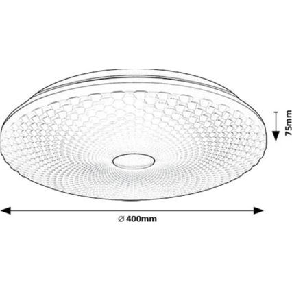 Rabalux - Φωτιστικό οροφής LED LED/24W/230V 4000K διάμετρος 40 cm