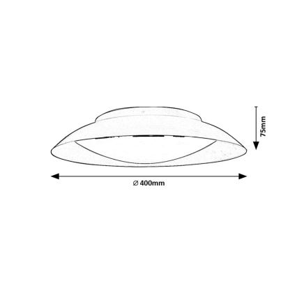 Rabalux - Φωτιστικό οροφής LED LED/24W/230V 3000K διάμετρος 40 cm