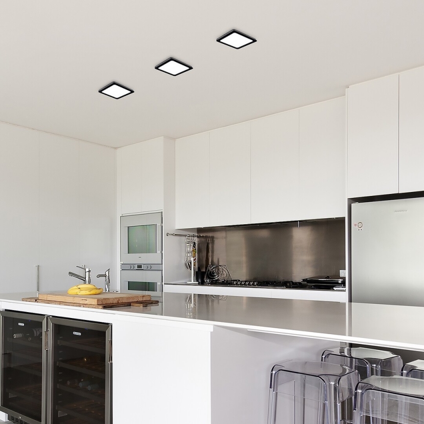 Rabalux - Φωτιστικό οροφής LED LED/15W/230V 4000K 16x16 cm μαύρο