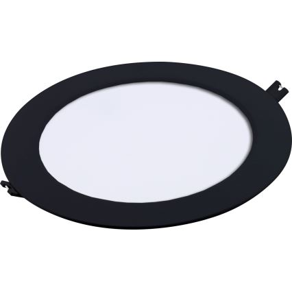 Rabalux - Χωνευτό Φωτιστικό LED LED/18W/230V διάμετρος 22 cm μαύρο