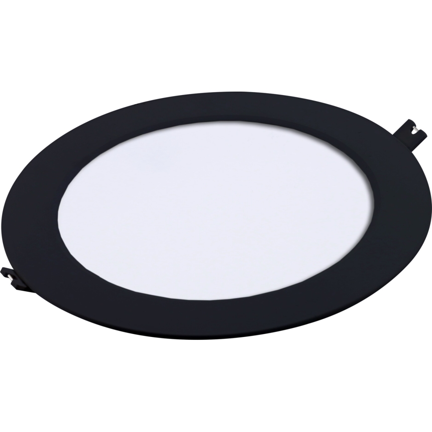 Rabalux - Χωνευτό Φωτιστικό LED LED/18W/230V διάμετρος 22 cm μαύρο