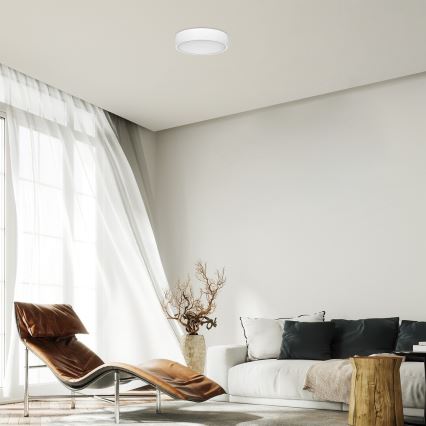 Rabalux - LED Οροφωτιστικό LED/22W/230V 3000/4000/6000K διάμ. 21 εκ. λευκό