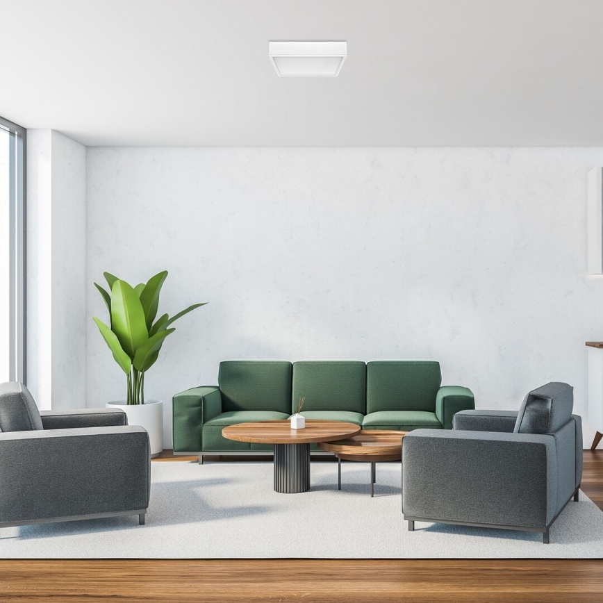 Rabalux - Φωτιστικό οροφής LED LED/22W/230V 3000/4000/6000K 21x21 cm λευκό