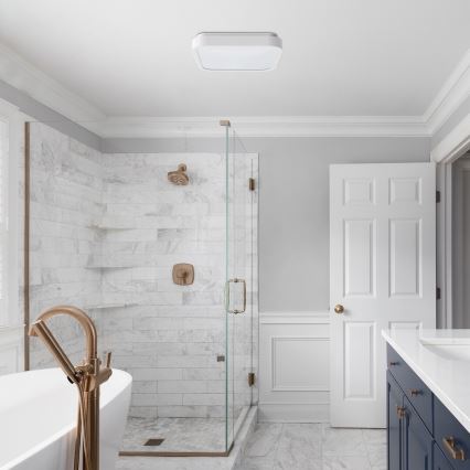 Rabalux - Φωτιστικό οροφής μπάνιου LED LED/48W/230V IP44 4000K 42x42 cm λευκό