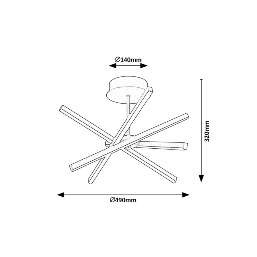 Rabalux -Κρεμαστό φωτιστικό οροφής LED LED/30W/230V 4000K