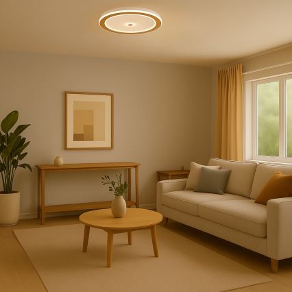 Rabalux - Ρυθμιζόμενο LED φωτιστικό οροφής LED/34W/230V 3000-6500K Ø 51 cm + τηλεχειριστήριο