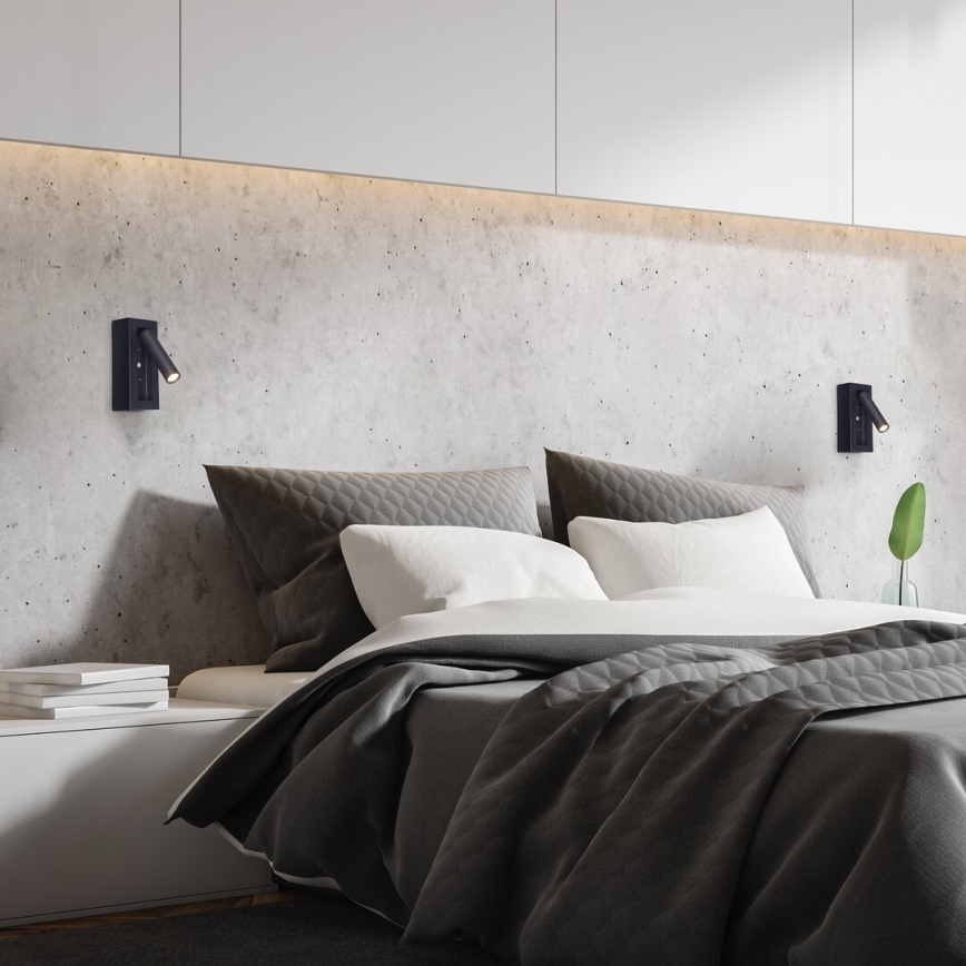 Rabalux - Φωτιστικό σποτ τοίχου LED LED/4W/230V μαύρο