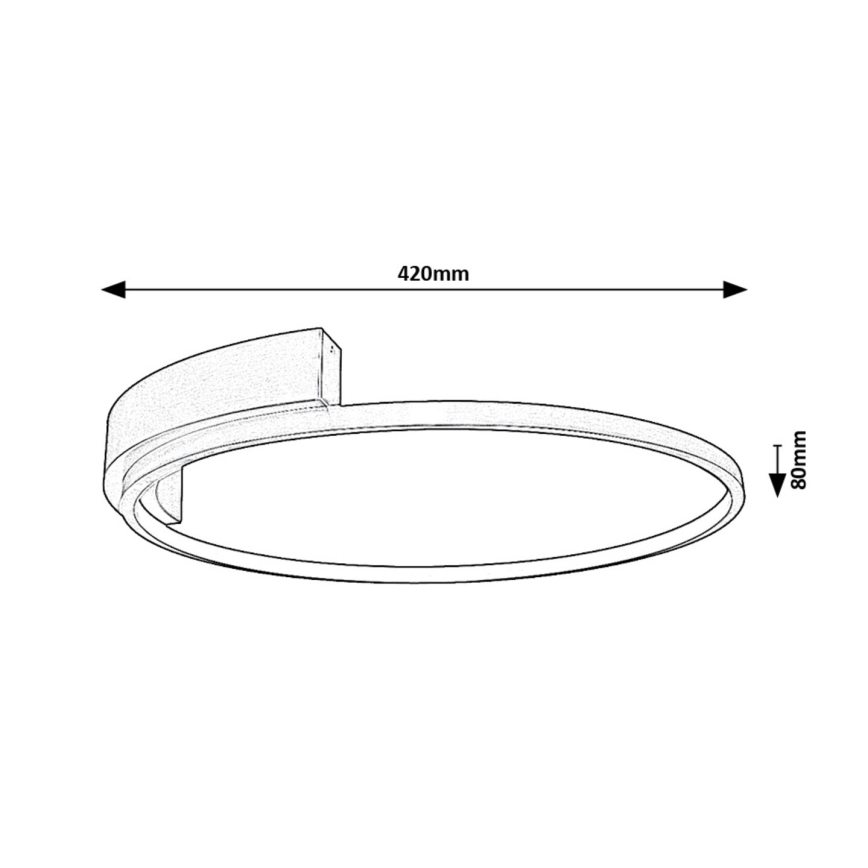 Rabalux - Φωτιστικό οροφής LED LED/23W/230V