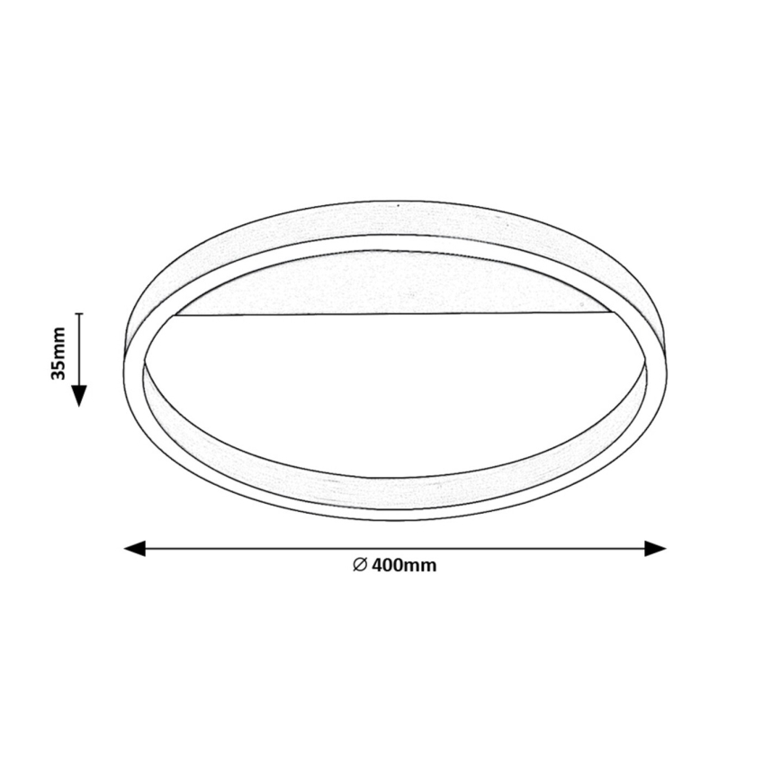 Rabalux - Φωτιστικό οροφής LED LED/20W/230V χρυσαφί