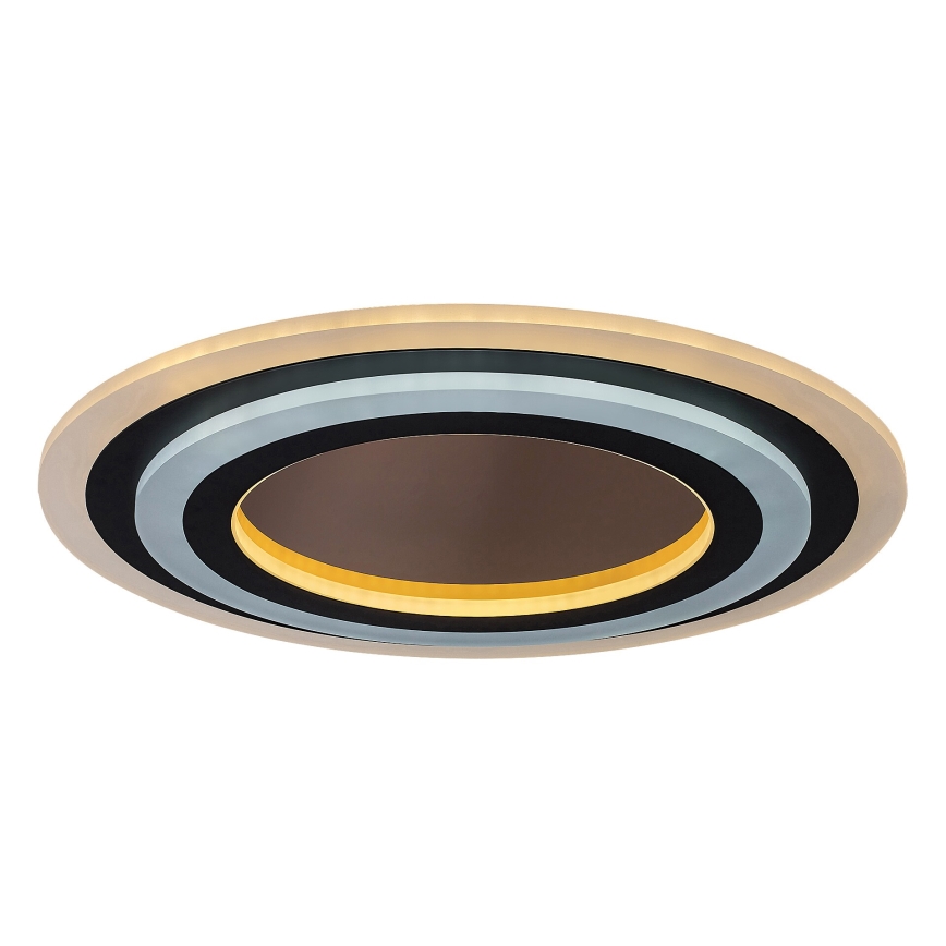 Rabalux - LED Dimmable φωτιστικό οροφής LED/56W/230V 3000/4000/6000K ματ χρώμιο/μαύρο + τηλεχειριστήριο