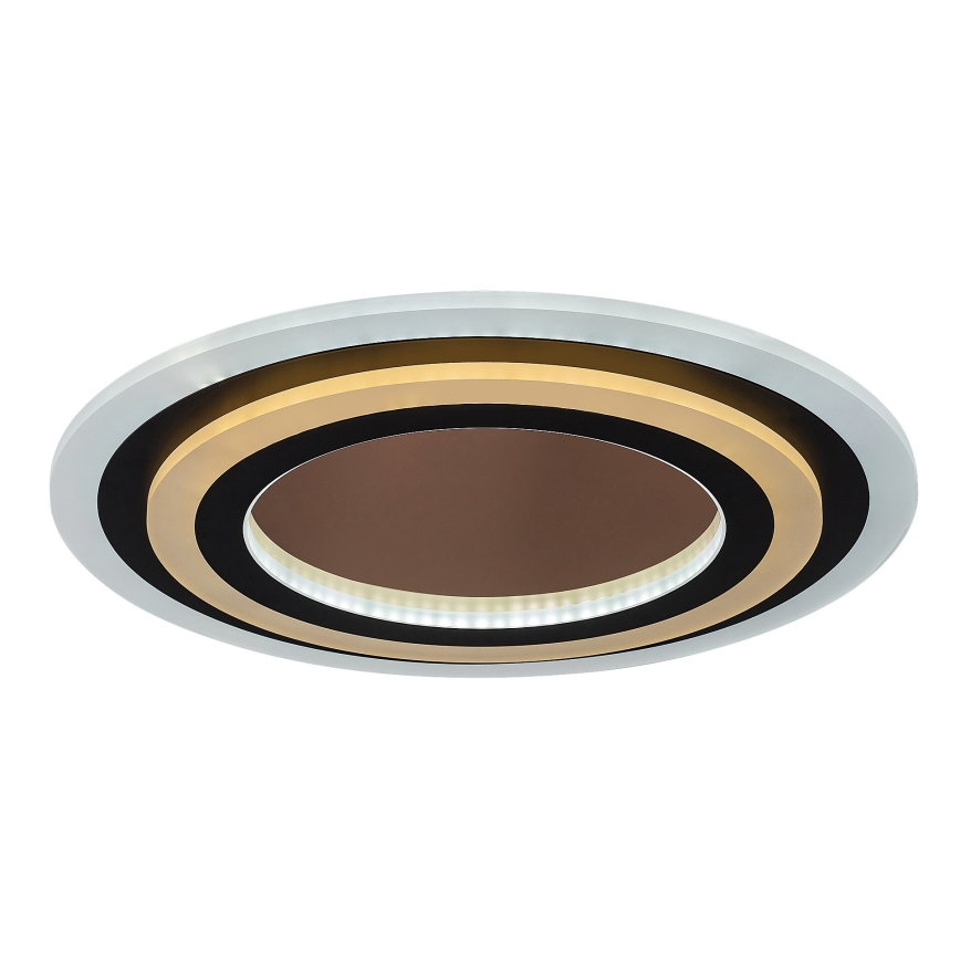 Rabalux - LED Dimmable φωτιστικό οροφής LED/56W/230V 3000/4000/6000K ματ χρώμιο/μαύρο + τηλεχειριστήριο