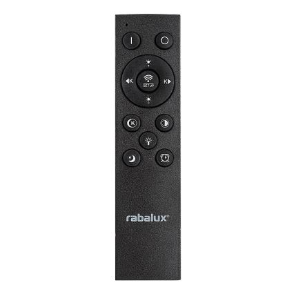 Rabalux - LED Dimmable φωτιστικό οροφής LED/56W/230V 3000/4000/6000K ματ χρώμιο/μαύρο + τηλεχειριστήριο