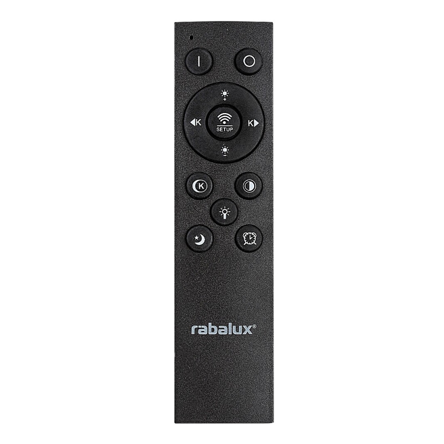 Rabalux - LED Dimmable φωτιστικό οροφής LED/56W/230V 3000/4000/6000K ματ χρώμιο/μαύρο + τηλεχειριστήριο