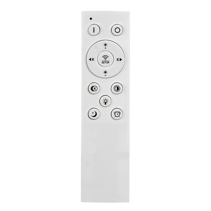 Rabalux - LED Dimmable φωτιστικό οροφής LED/56W/230V 3000/4000/6000K ματ χρώμιο + τηλεχειριστήριο