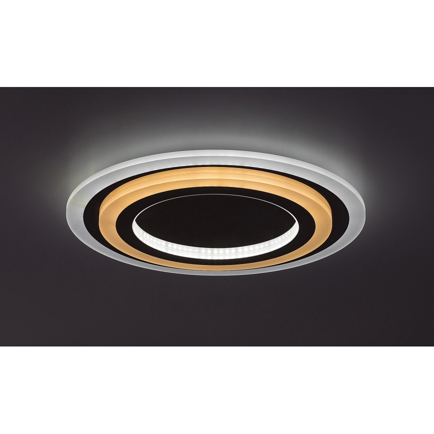 Rabalux - Ρυθμιζόμενο φωτιστικό οροφής LED/56W/230V 3000/4000/6000K ματ χρώμιο + τηλεχειριστήριο διάμ. 45 cm