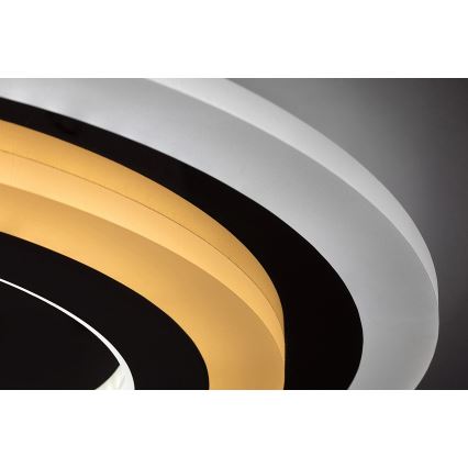 Rabalux - Ρυθμιζόμενο φωτιστικό οροφής LED/56W/230V 3000/4000/6000K ματ χρώμιο + τηλεχειριστήριο διάμ. 45 cm