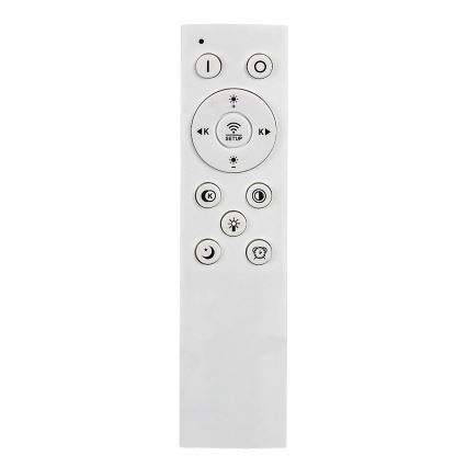 Rabalux - Ρυθμιζόμενο φωτιστικό οροφής LED/56W/230V 3000/4000/6000K ματ χρώμιο + τηλεχειριστήριο διάμ. 45 cm