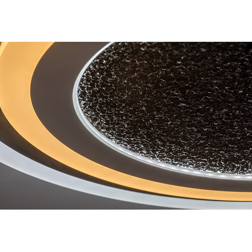 Rabalux - LED Dimmable φωτιστικό οροφής LED/56W/230V 3000/4000/6000K μαύρο + τηλεχειριστήριο