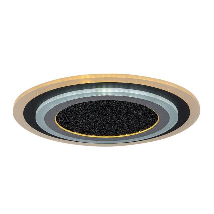 Rabalux - LED Dimmable φωτιστικό οροφής LED/56W/230V 3000/4000/6000K μαύρο + τηλεχειριστήριο