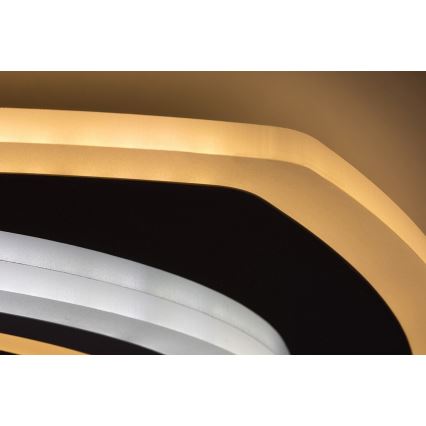 Rabalux - LED Dimmable φωτιστικό οροφής LED/60W/230V 3000/4000/6000K ματ χρώμιο + τηλεχειριστήριο