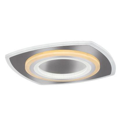 Rabalux - LED Dimmable φωτιστικό οροφής LED/60W/230V 3000/4000/6000K ματ χρώμιο + τηλεχειριστήριο