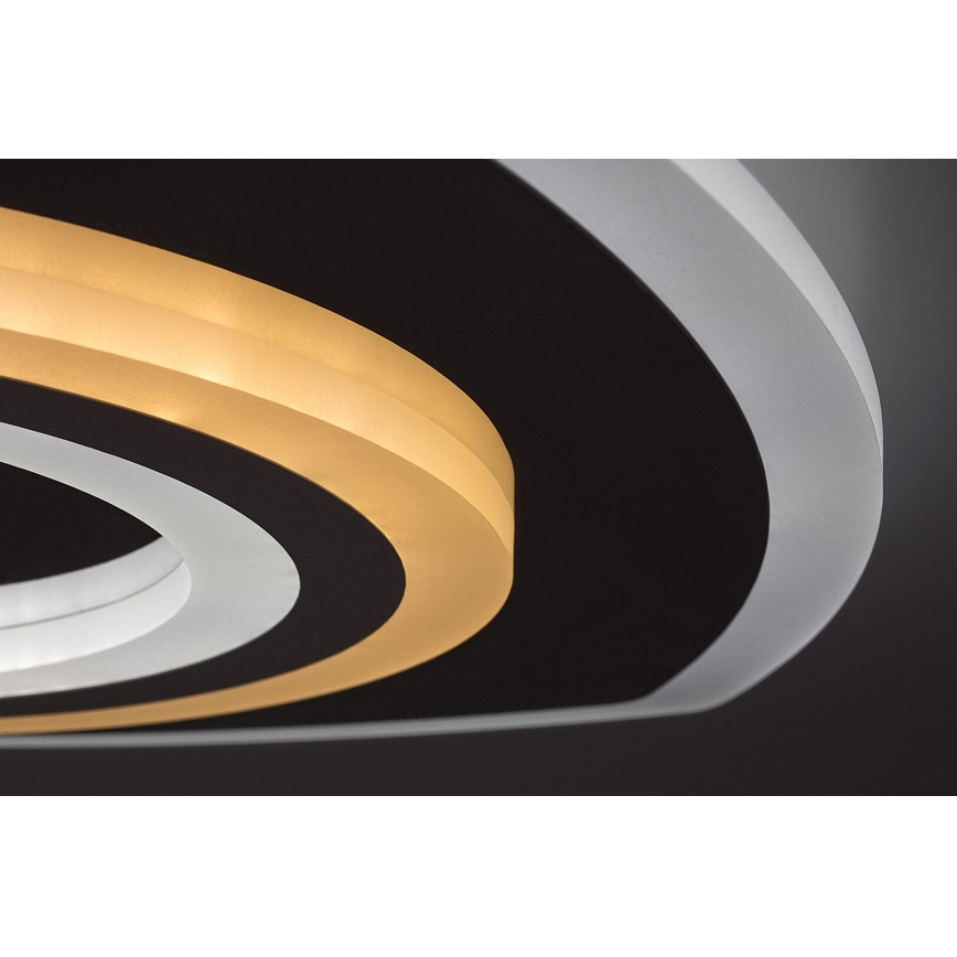 Rabalux - Ρυθμιζόμενο LED φωτιστικό οροφής LED/60W/230V 3000/4000/6000K ματ χρώμιο + τηλεχειριστήριο 48x48 cm