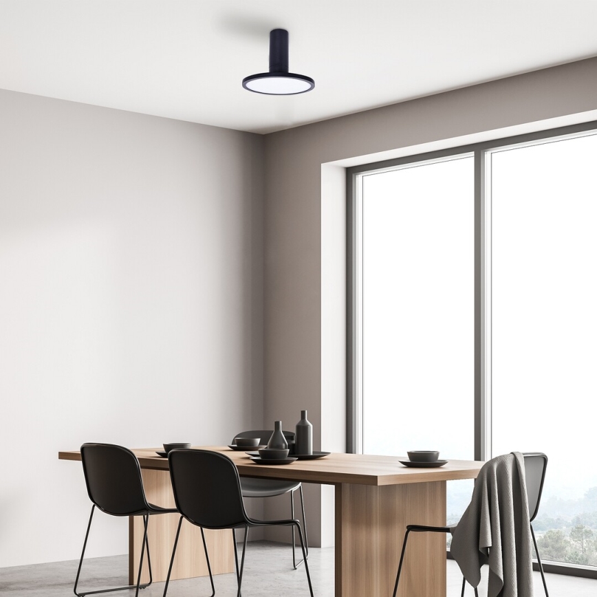 Rabalux - LED φωτιστικό οροφής LED/20W/230V 3000K μαύρο διάμ. 20 εκ.