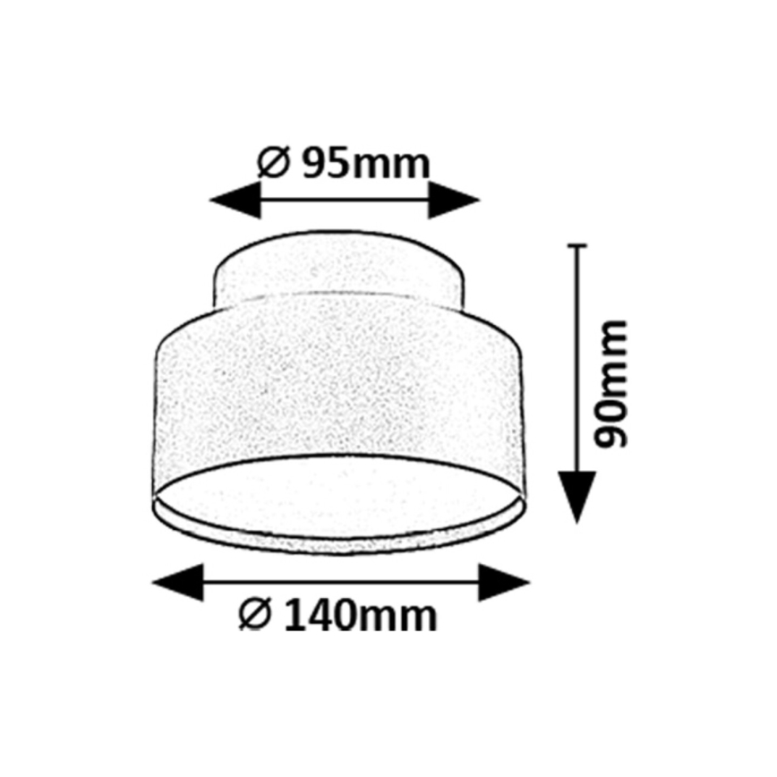 Rabalux - Φωτιστικό οροφής LED/24W/230V 3000K λευκό Ø 14 cm