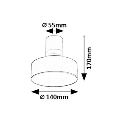 Rabalux - Φωτιστικό οροφής LED LED/16W/230V 3000K λευκό