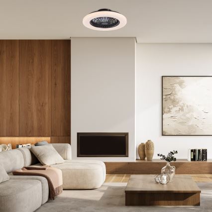 Rabalux - LED Φωτιστικό οροφής dimmable με ανεμιστήρα LED/48W/230V 3000-6500K + τηλεχειριστήριο