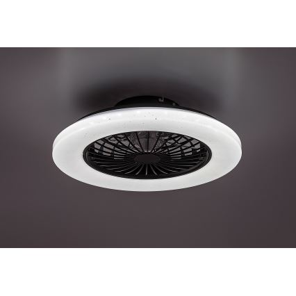 Rabalux - LED Φωτιστικό οροφής dimmable με ανεμιστήρα LED/48W/230V 3000-6500K + τηλεχειριστήριο