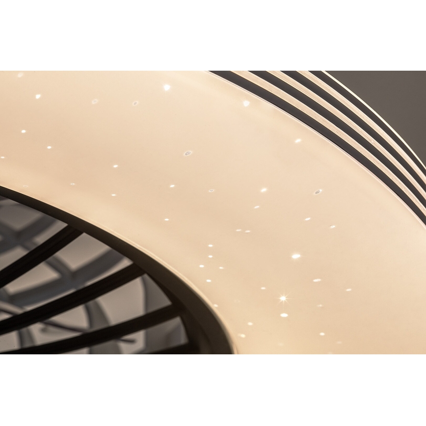 Rabalux - Ρυθμιζόμενο LED φωτιστικό οροφής με ανεμιστήρα LED/48W/230V 3000-6500K + τηλεχειριστήριο