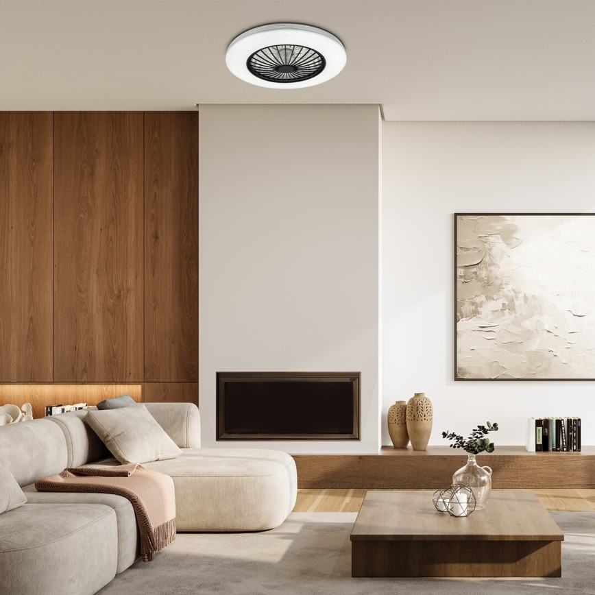 Rabalux - LED Φωτιστικό οροφής dimmable με ανεμιστήρα LED/48W/230V 3000-6500K + τηλεχειριστήριο