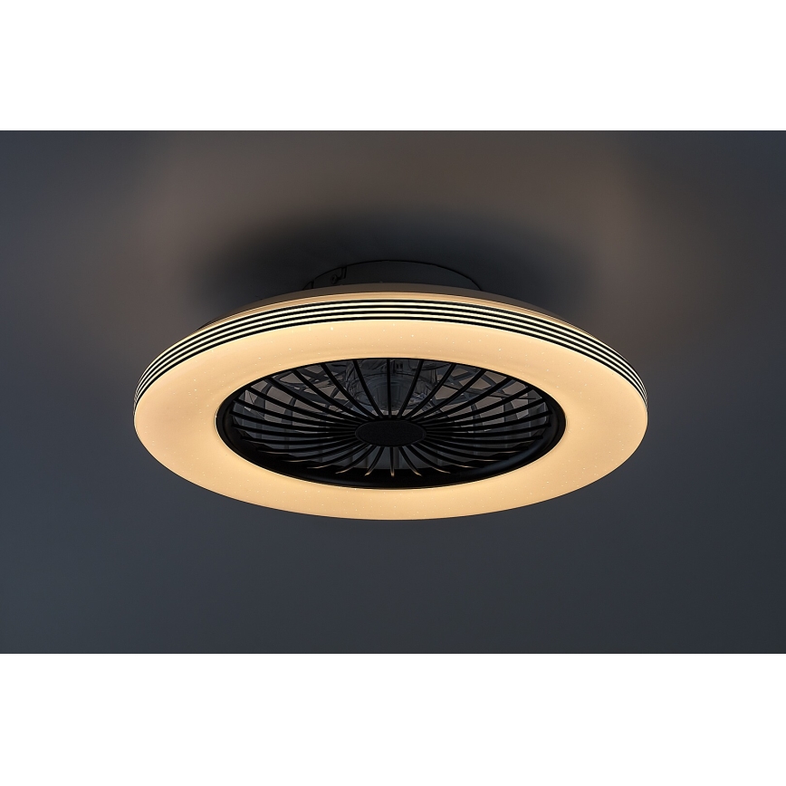 Rabalux - LED Φωτιστικό οροφής dimmable με ανεμιστήρα LED/48W/230V 3000-6500K + τηλεχειριστήριο