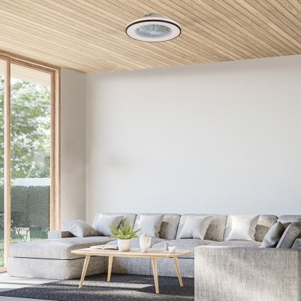 Rabalux - LED Φωτιστικό οροφής dimmable με ανεμιστήρα LED/48W/230V 3000-6500K + τηλεχειριστήριο