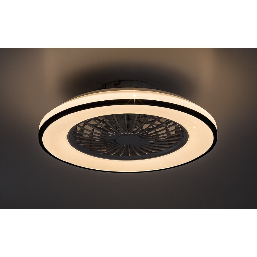 Rabalux - LED Φωτιστικό οροφής dimmable με ανεμιστήρα LED/48W/230V 3000-6500K + τηλεχειριστήριο