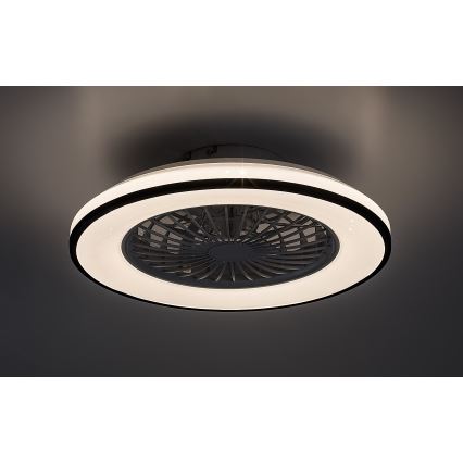 Rabalux - LED Φωτιστικό οροφής dimmable με ανεμιστήρα LED/48W/230V 3000-6500K + τηλεχειριστήριο