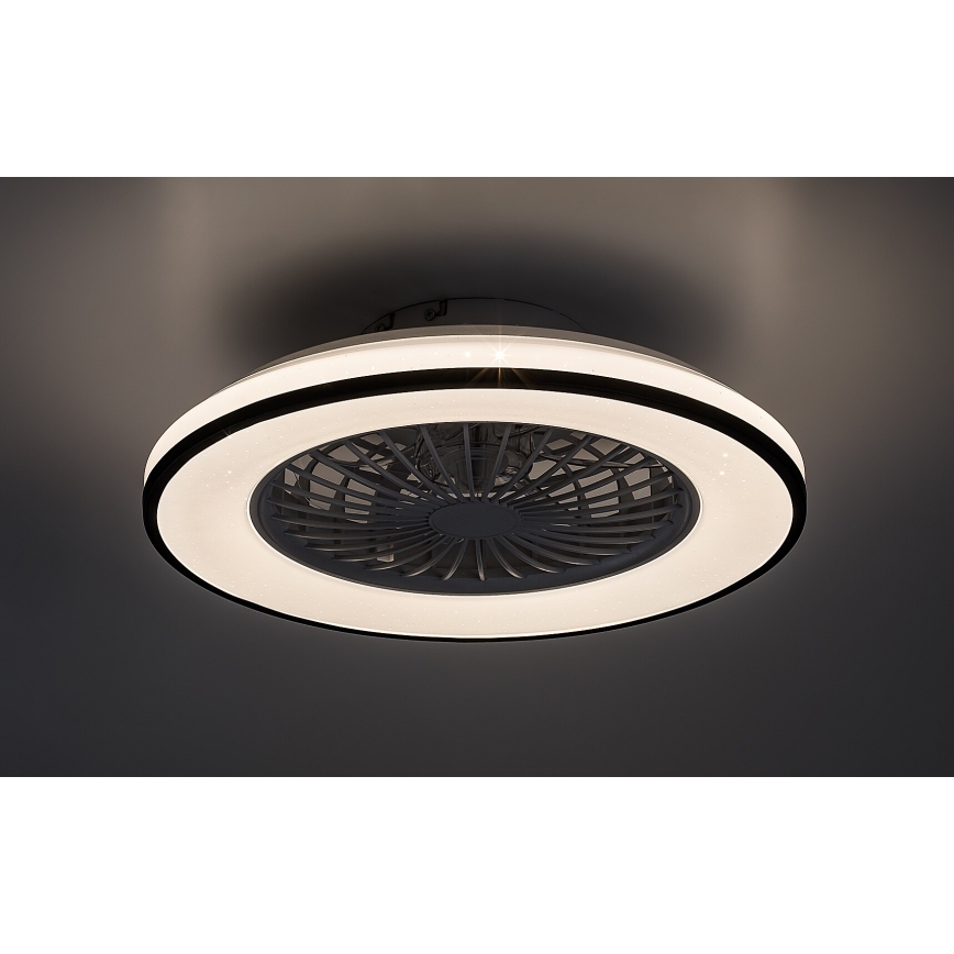 Rabalux - LED Φωτιστικό οροφής dimmable με ανεμιστήρα LED/48W/230V 3000-6500K + τηλεχειριστήριο