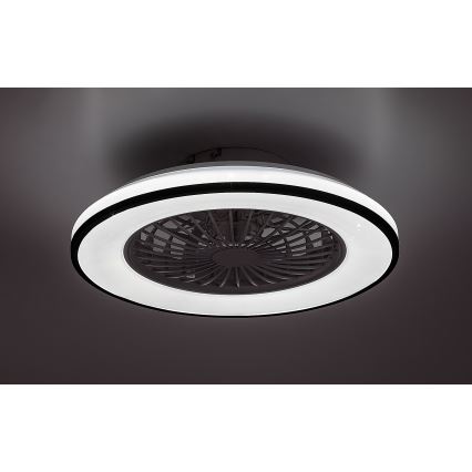 Rabalux - LED Φωτιστικό οροφής dimmable με ανεμιστήρα LED/48W/230V 3000-6500K + τηλεχειριστήριο