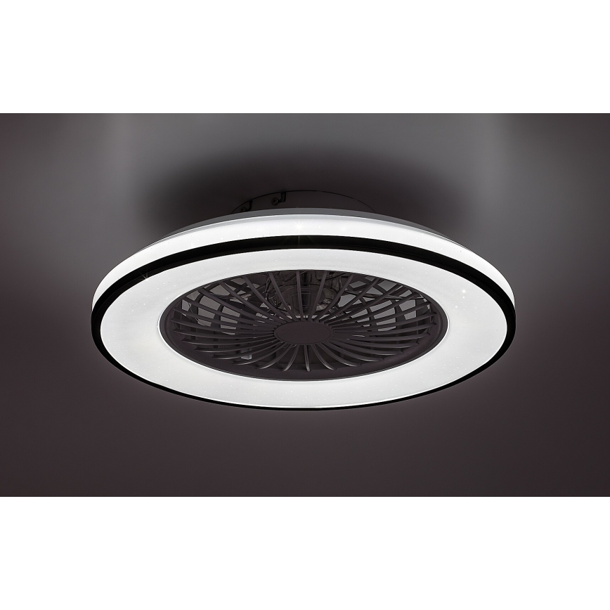 Rabalux - LED Φωτιστικό οροφής dimmable με ανεμιστήρα LED/48W/230V 3000-6500K + τηλεχειριστήριο