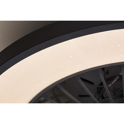 Rabalux - Ρυθμιζόμενο LED φωτιστικό οροφής με ανεμιστήρα LED/48W/230V 3000-6500K + τηλεχειριστήριο