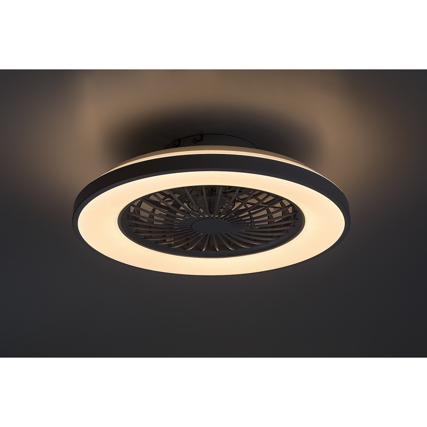 Rabalux - LED Φωτιστικό οροφής dimmable με ανεμιστήρα LED/48W/230V 3000-6500K + τηλεχειριστήριο
