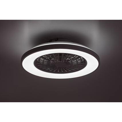 Rabalux - LED Φωτιστικό οροφής dimmable με ανεμιστήρα LED/48W/230V 3000-6500K + τηλεχειριστήριο