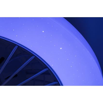 Rabalux - LED RGB Ρυθμιζόμενο φωτιστικό οροφής με ανεμιστήρα LED/48W/230V 3000-6500K + τηλεχειριστήριο