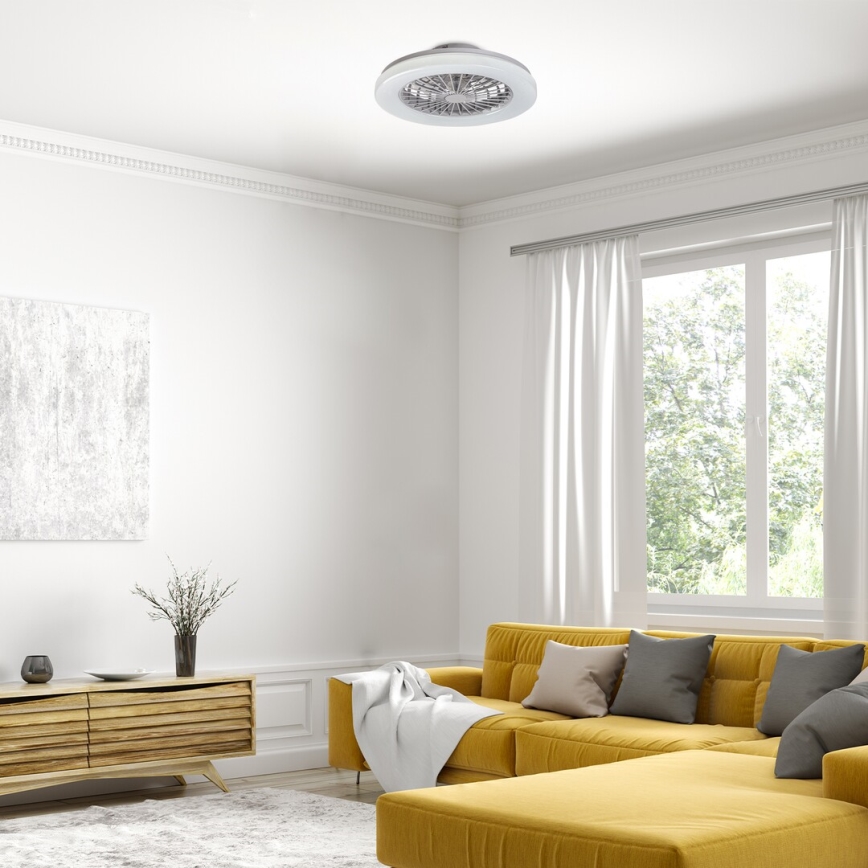 Rabalux - LED RGB Φωτιστικό οροφής dimmable με ανεμιστήρα LED/48W/230V 3000-6500K + τηλεχειριστήριο