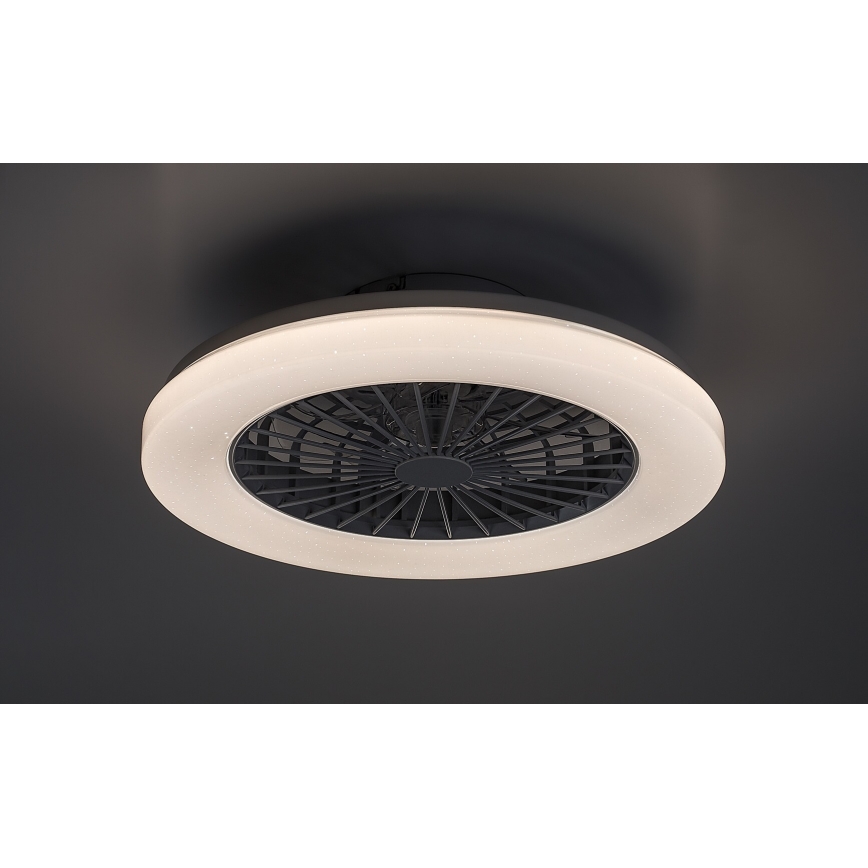 Rabalux - LED RGB Φωτιστικό οροφής dimmable με ανεμιστήρα LED/48W/230V 3000-6500K + τηλεχειριστήριο