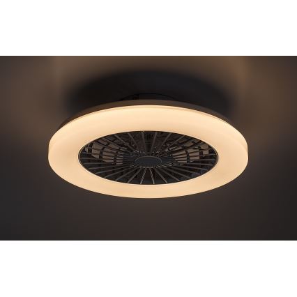Rabalux - LED RGB Φωτιστικό οροφής dimmable με ανεμιστήρα LED/48W/230V 3000-6500K + τηλεχειριστήριο