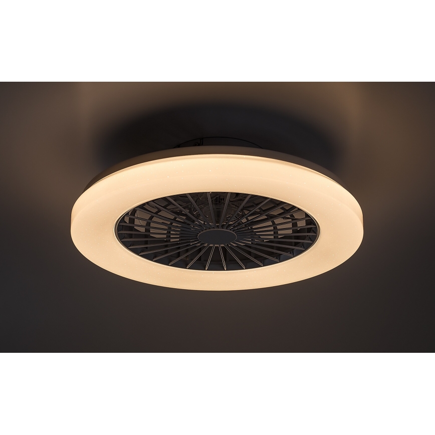 Rabalux - LED RGB Φωτιστικό οροφής dimmable με ανεμιστήρα LED/48W/230V 3000-6500K + τηλεχειριστήριο