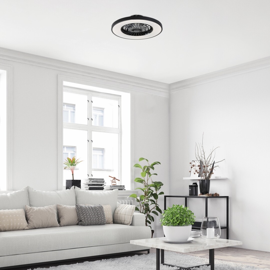Rabalux - LED Φωτιστικό οροφής dimmable με ανεμιστήρα LED/72W/230V 3000-6500K + τηλεχειριστήριο